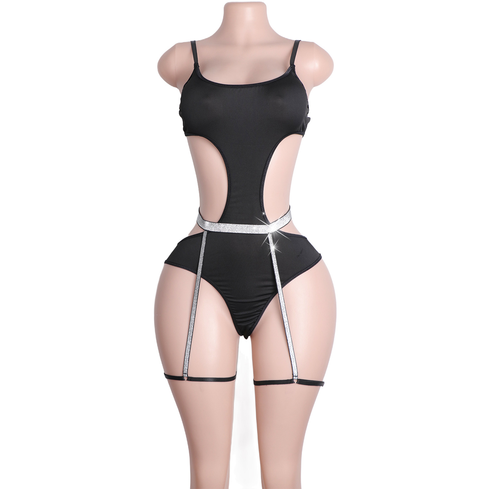 Custom Rhinestone Pole Dancewe - Garter Belt Set review and price