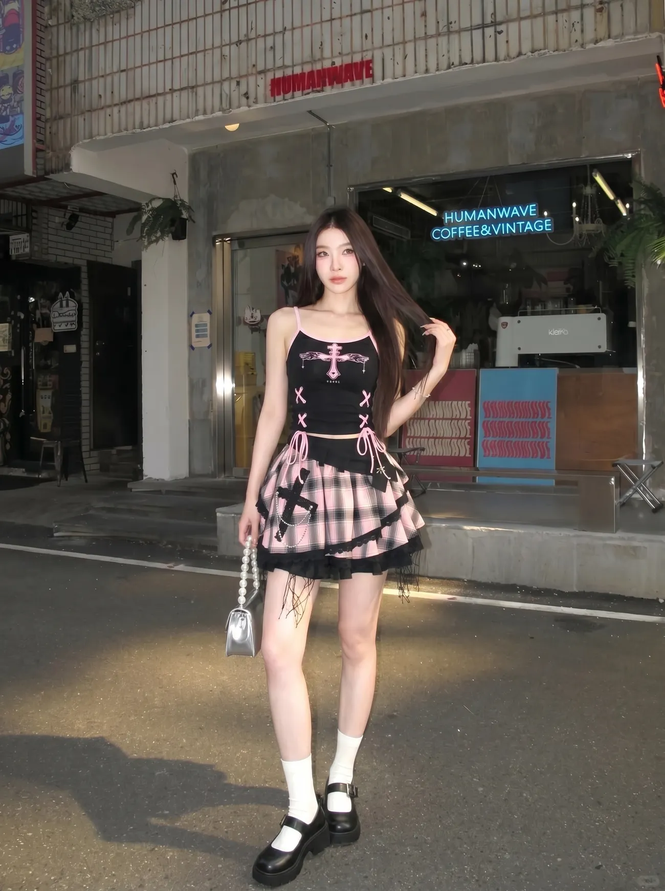 Vintage Y2K Dark Sweet Skirt S - Cami Top Lace review and price
