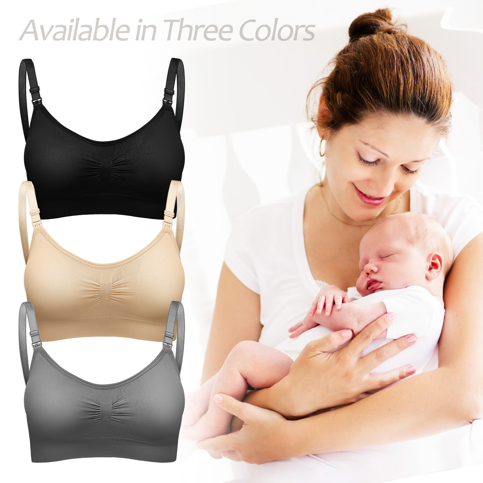 3 Pcs Breastfeeding Bras for W - Nursing Bra Sleep review and price