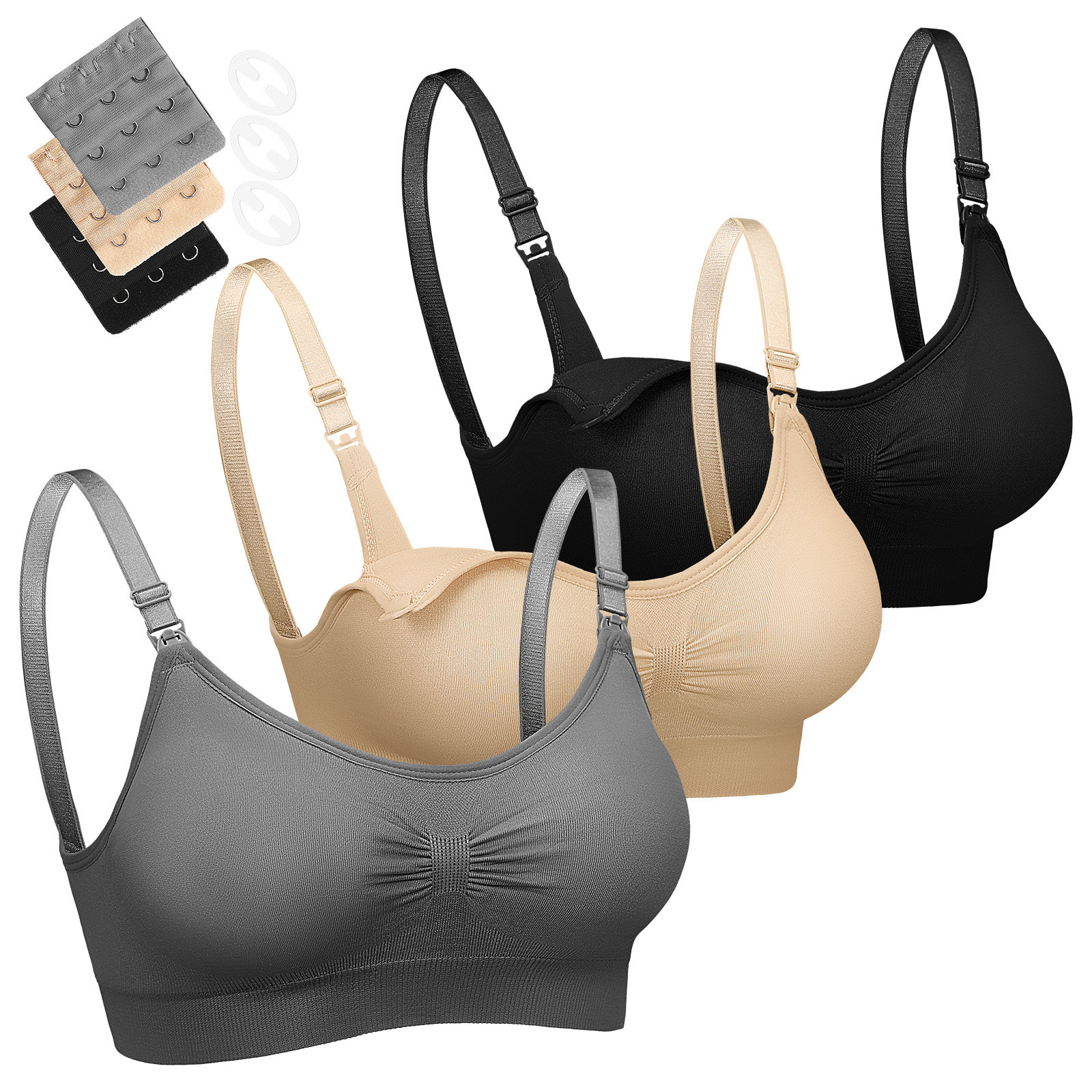 3 Pcs Breastfeeding Bras for W - Nursing Bra Sleep review and price