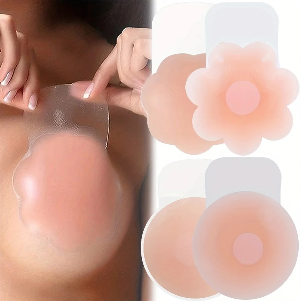 1Pairs Silicone Nipple Cover L - Push Up Bra Padded review and price