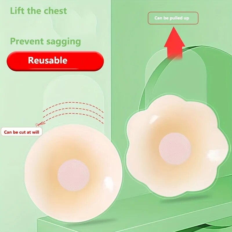 1Pairs Silicone Nipple Cover L - Push Up Bra Padded review and price