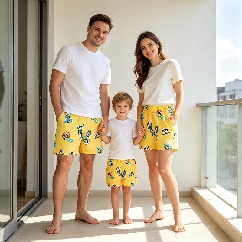 Boys Minions Printed Swim Shor - Boyshort Underwear review and price