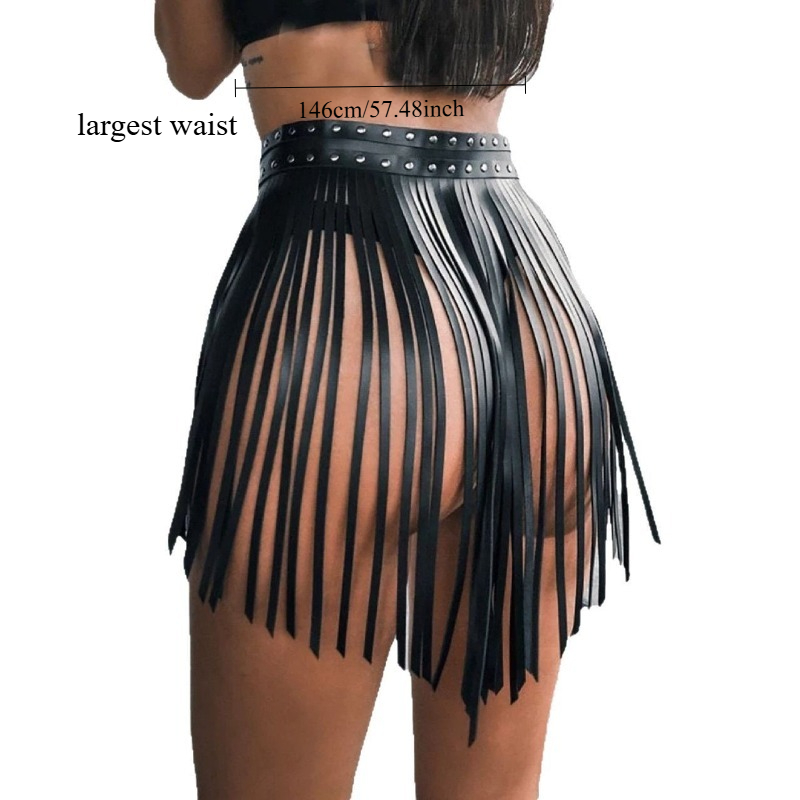 Women Gothic Bondage Skirt Bla - Garter Belt Set review and price