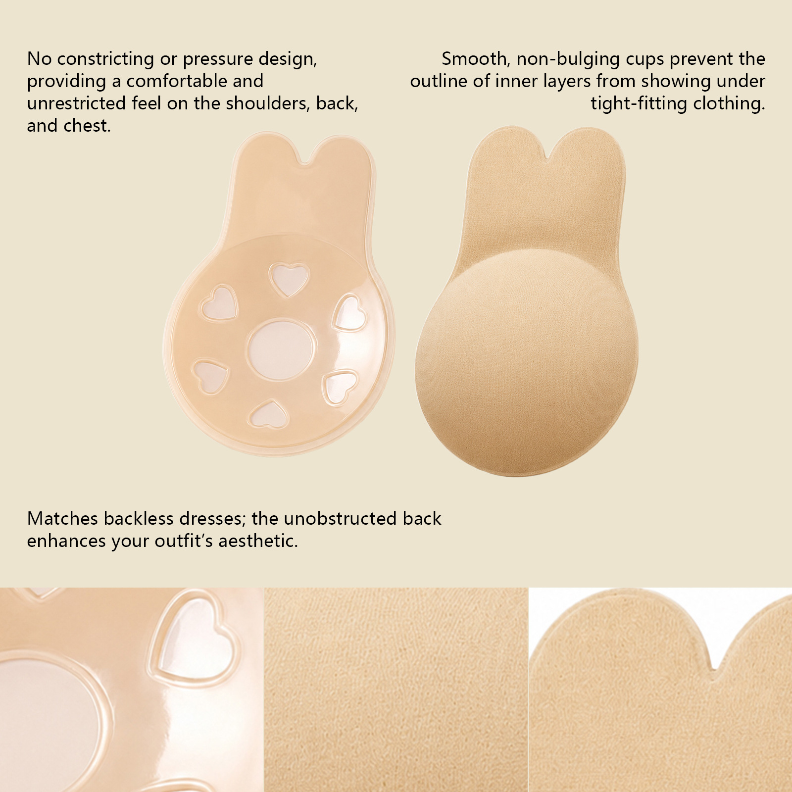 Rabbit Ear Invisible Nipple Co - Nipple Cover Pasties review and price
