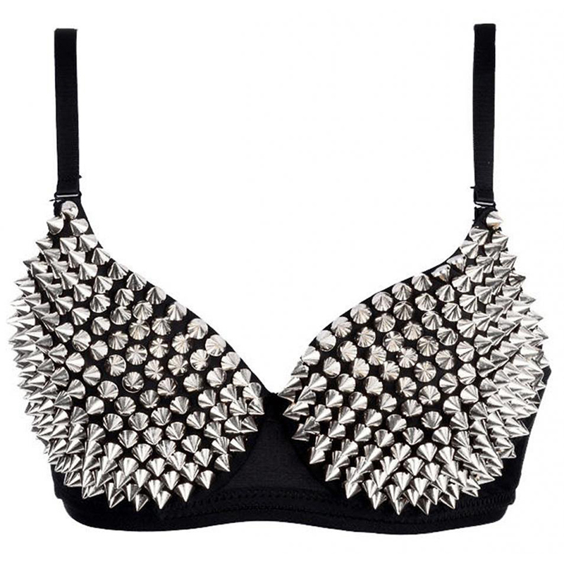 Golden Silver Women Sexy Rock  - Push Up Bra Padded review and price