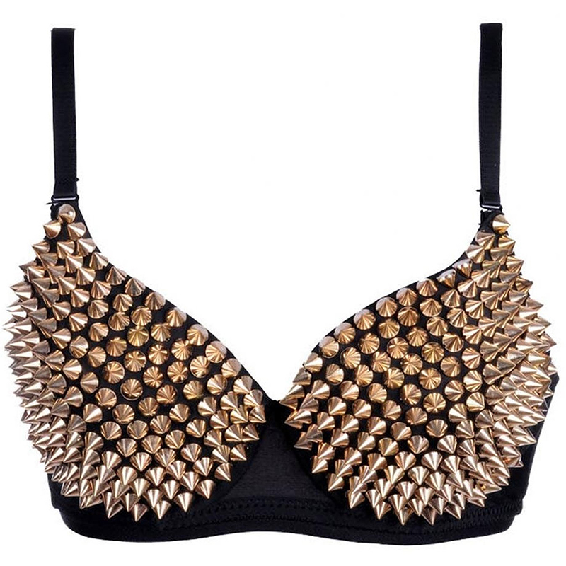 Golden Silver Women Sexy Rock  - Push Up Bra Padded review and price