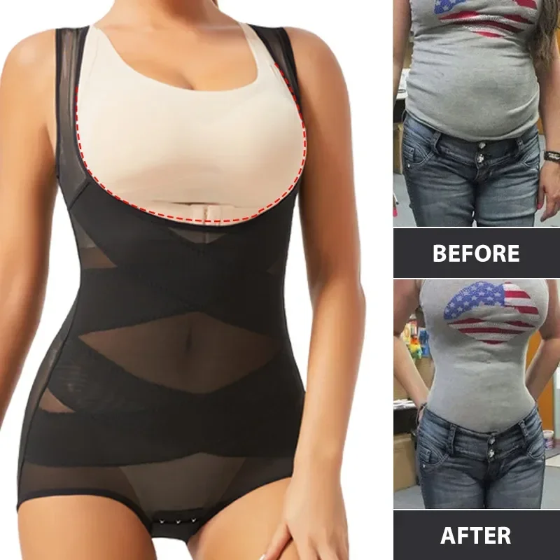 Women Bodysuit Briefs Full Bod - Shapewear Bodysuit Firm review and price