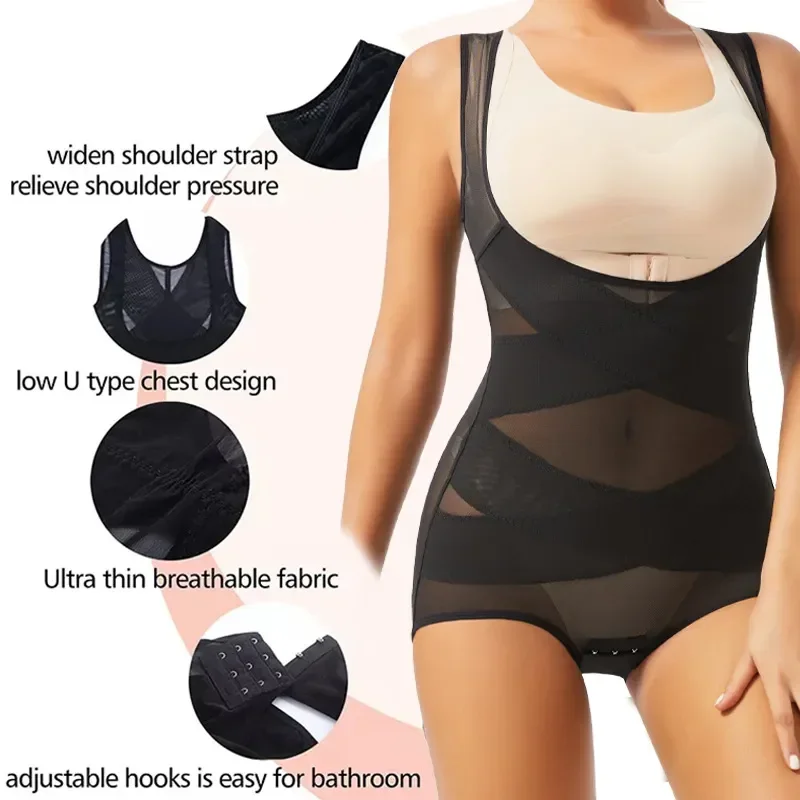 Women Bodysuit Briefs Full Bod - Shapewear Bodysuit Firm review and price