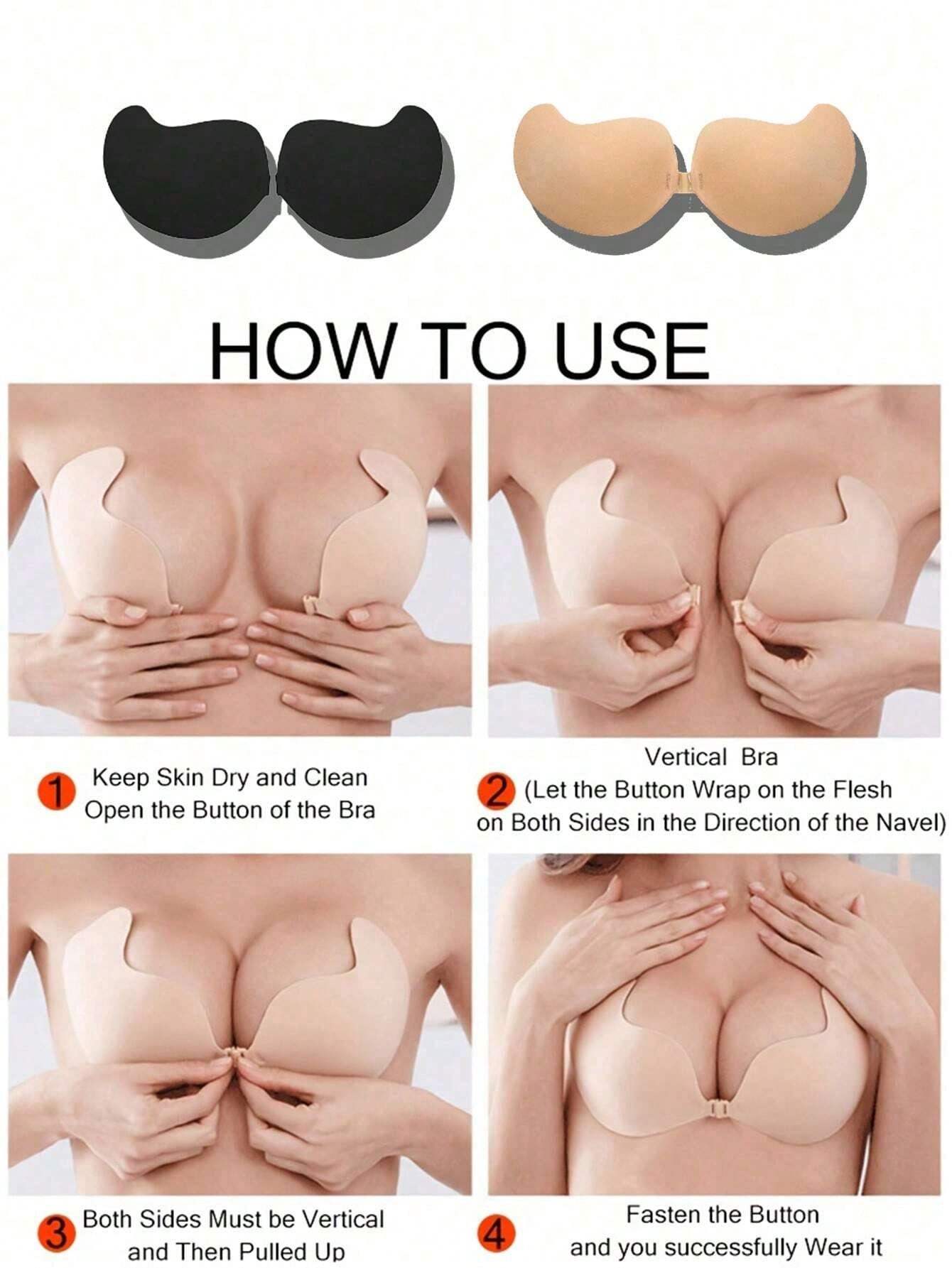 2-pack Women's Self-Adhesive I - Push Up Bra Padded review and price